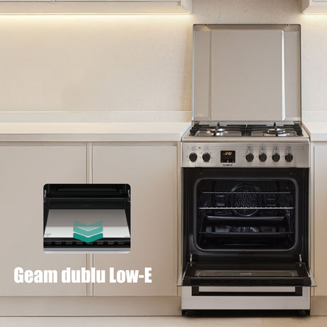 Aragaz Samus SM663AENS1 INOX | 56L, Inox, Inox, 59.8x61x83cm