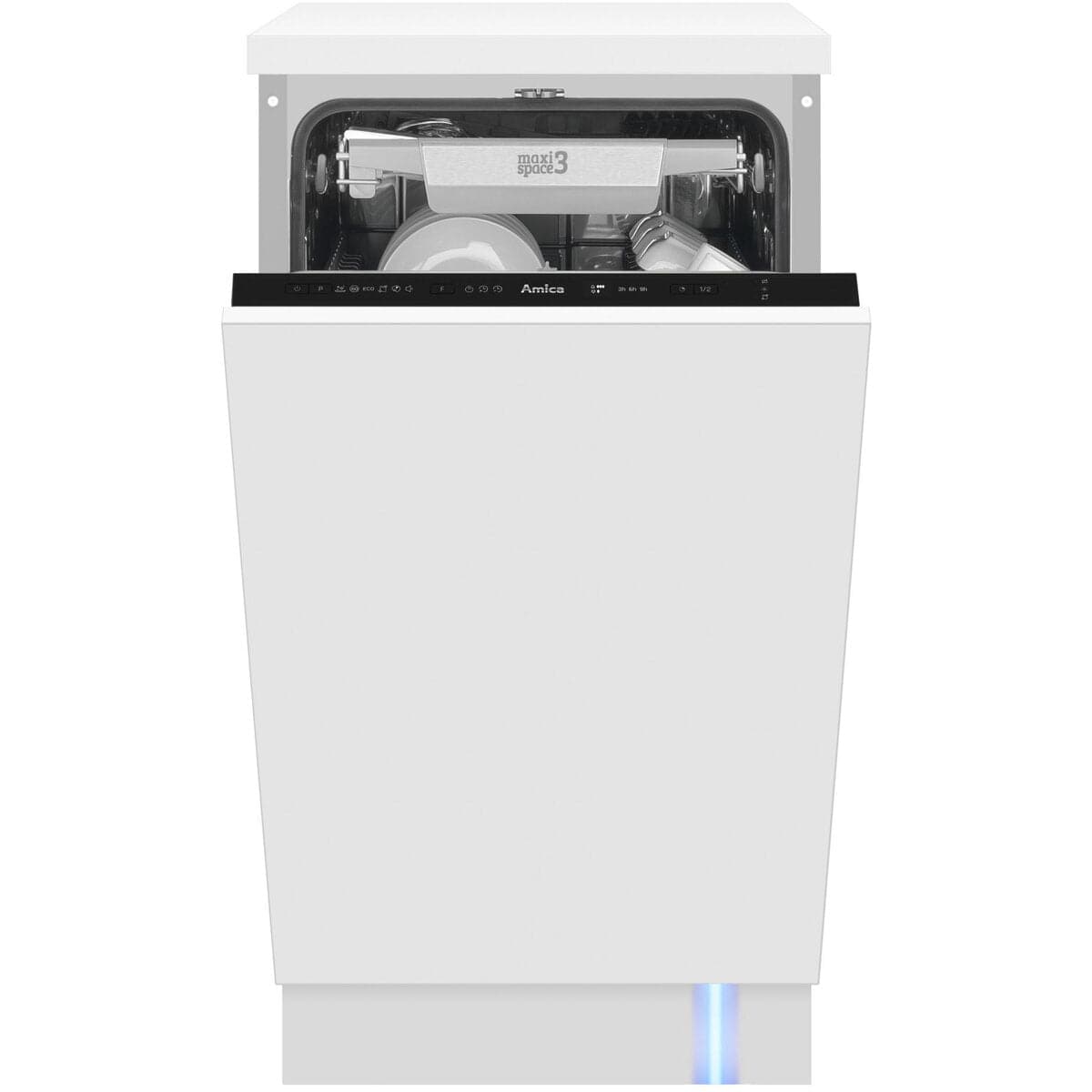 Hansa Masina de spalat vase Masina de spalat vase Hansa DIM42E6EBqO | 45cm, 10 seturi, Clasa E, AquaStop
