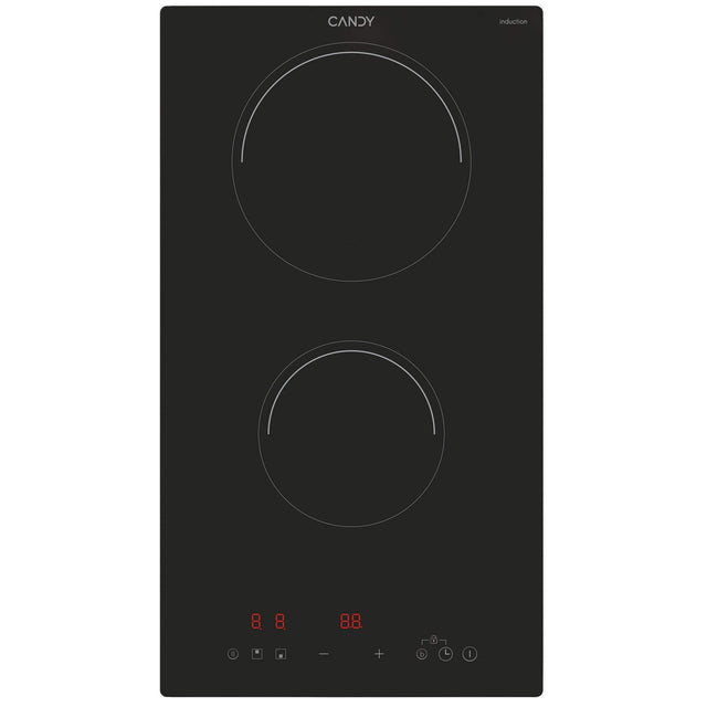 CANDY Plita incorporabila Candy, Inductie, 2 zone de gatit, Touch control, 30 cm, Neagra