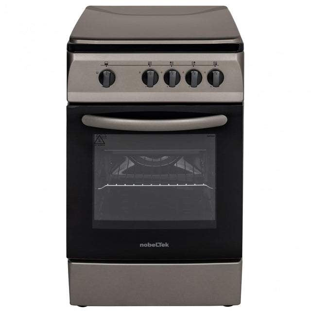 NobeLTek Cooking Aragaz Aragaz Nobeltek NLT 5601AG/G1 | 50x60cm, Plita Gaz, Cuptor Gaz, GPL/GN, Gri, 50x60x85cm