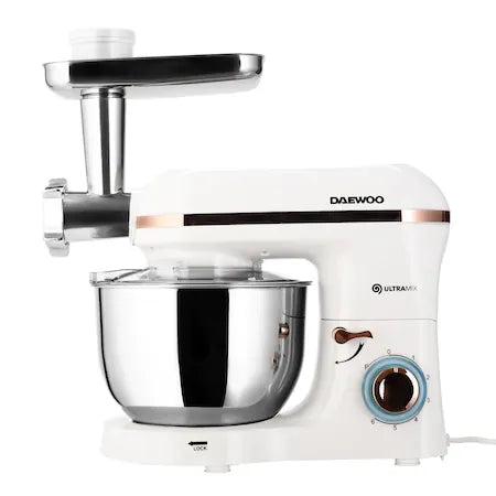 Daewoo SDA Robot de bucatarie Robot de Bucatarie Daewoo SDA DHM200MGW | 2000W, Bol 5.5L, Masina de Tocat, 1.2kg/min