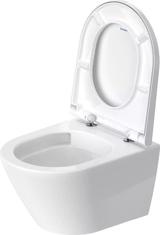 Duravit Vas wc Duravit, Toilet wm compact 480 mm D-Neo, white,rimless,wd-model,Durafix incl, suspendat, evacuare orizontala, fara capac (0021690000), fixare ascunsa, alb