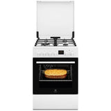 Electrolux Aragaz Aragaz Electrolux LKK664222W | mixt, SteamBake, 4 arzatoare, Gaz + Electric