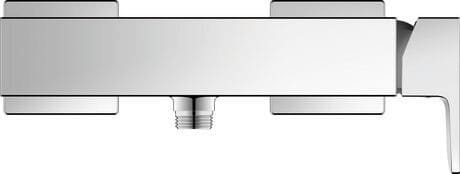 Duravit Baterie dus Duravit, Manhattan single lever shower mixer exposed installation, monocomanda, aparenta, cartus ceramic, levier lateral, crom