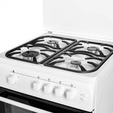 Nobeltek Aragaz Aragaz Nobeltek NLT 6603A/G1 | 60x60 cm, Plita + Cuptor Gaz, Grill, Gratare Fonta, 60x60x85cm