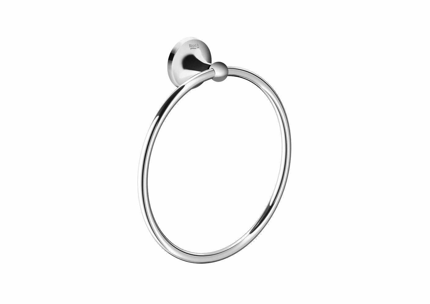 Roca Inel prosop Roca, Gama Classica, montare pe perete, 200x60x222, metalic, crom