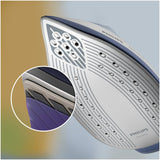 Philips Statie de Calcat PHILIPS Seria 3000, ,2400W, 350g/min, 1.4l, Talpa Ceramica, Alb-Mov