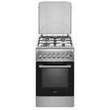 NobeLTek Cooking Aragaz Aragaz Nobeltek NLT 6604IX/FE1 | 60x60cm, Plita Gaz, Cuptor Electric, Ventilator, Inox, 60x60x85cm
