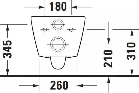 Duravit Vas wc Duravit, Toilet wm compact 480 mm D-Neo, white, rimless, wd-model, suspendat, evacuare orizontala, fara capac (0021610000, 0021690000), alb