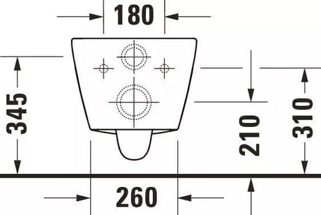 Duravit Vas wc Duravit, Toilet wm compact 480 mm D-Neo, white, rimless, wd-model, suspendat, evacuare orizontala, fara capac (0021610000, 0021690000), alb