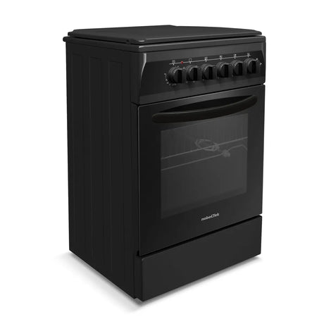 Nobeltek Aragaz Aragaz Nobeltek NLT 5604N/E1 | 50x60cm, Gaz + Cuptor Electric cu Ventilator, Negru, 50x60x85cm