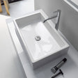 Duravit Lavoar Duravit, Washbowl Vero Air 500mm white w/o. OF, w/o. TP, ground, montare pe blat, dreptunghiular, wondergliss, alb