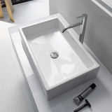 Duravit Lavoar Duravit, Washbowl Vero Air 500mm white w/o. OF, w/o. TP, ground, montare pe blat, dreptunghiular, wondergliss, alb