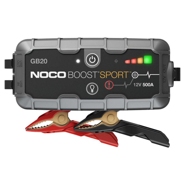 PC-Doc.ro Jump starter Jump Starter Auto Noco Genius GB20 A0061625 | 12V, 400A, 4L Benzina, 2L Diesel, Powerbank USB