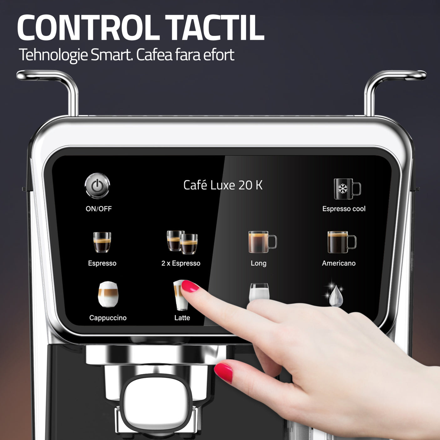 Espressor Automat Samus CAFE LUXE 20 K | 20 Bar, 1.8L, Cappuccino