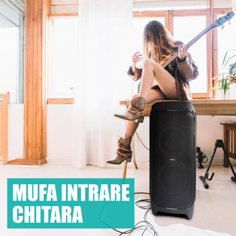 Boxa Portabila Samus PRIME SOUND 590 | 450W, Bluetooth, Negru