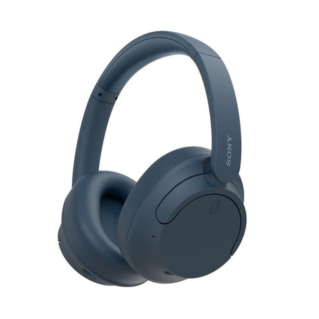 Sony Casti Over the Ear Sony WHCH720NL.CE7, Noise Cancelling, Wireless, Bluetooth, Microfon, Multipoint connection, Quick Charge, Autonomie 35 ore, Albastru