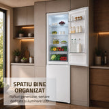 Combina Frigorifica Samus SCW540NFIE | 400L, No Frost, Clasa E, Inox, 60x68x186cm