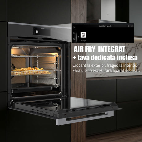 Samus Cuptor incorporabil Cuptor Incorporabil Samus SC634GDT15H | 74L, Electric, 17 Functii, Timer, 59.5x56.8x59.5cm