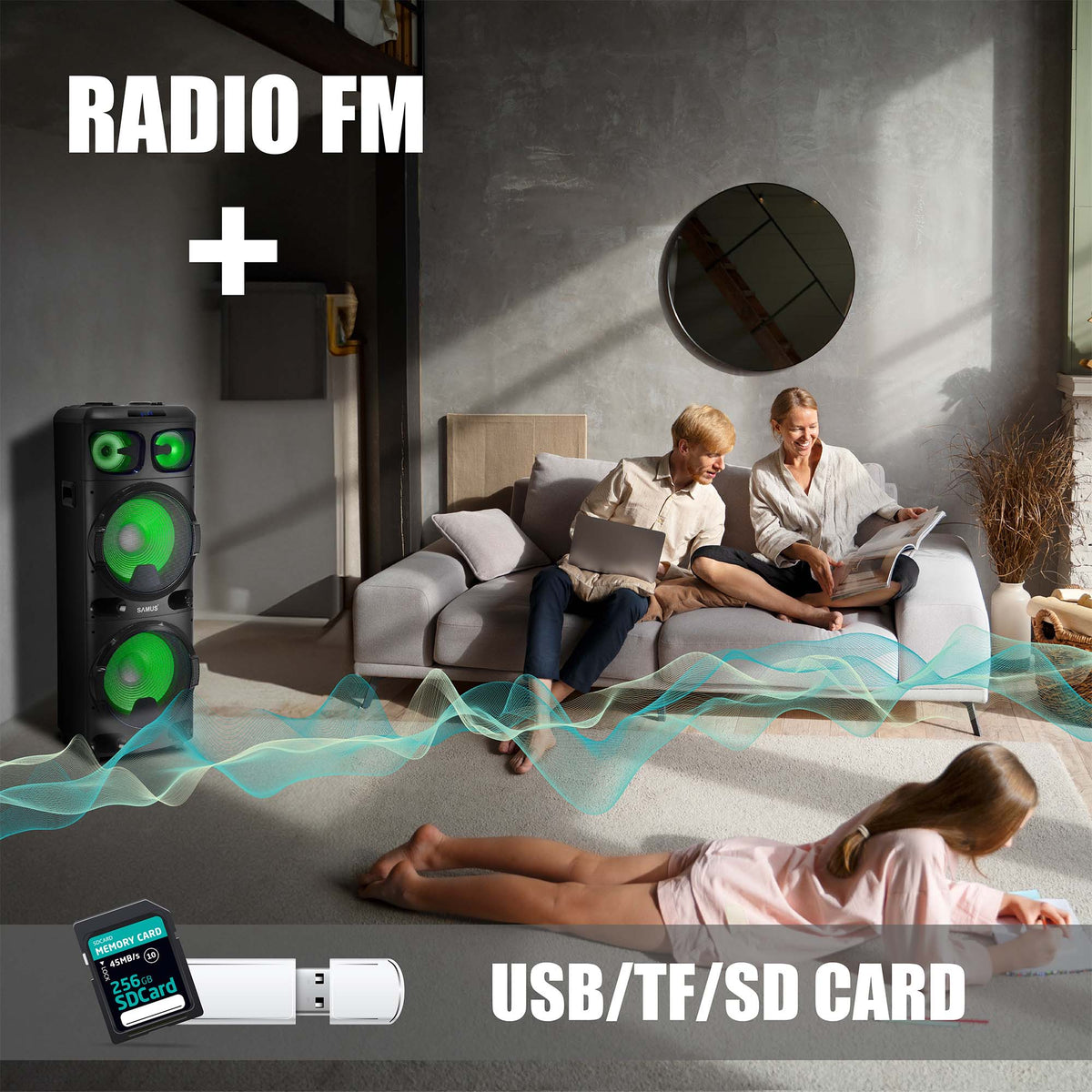 Boxe Samus PHOENIX 15 | 120W, Bluetooth