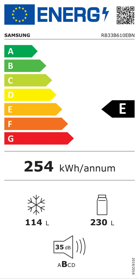 Samsung Combina frigorifica Samsung, 344l, Clasa E, NoFrost, Motor Digital Inverter, SpaceMax, All Around Cooling, negru