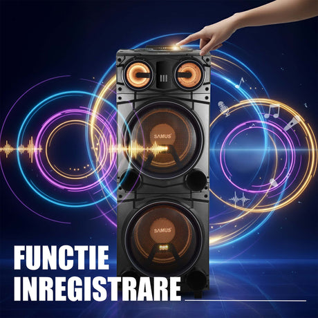 Boxe Samus FIESTA 12 | 300W, 12", Bluetooth, Portabil