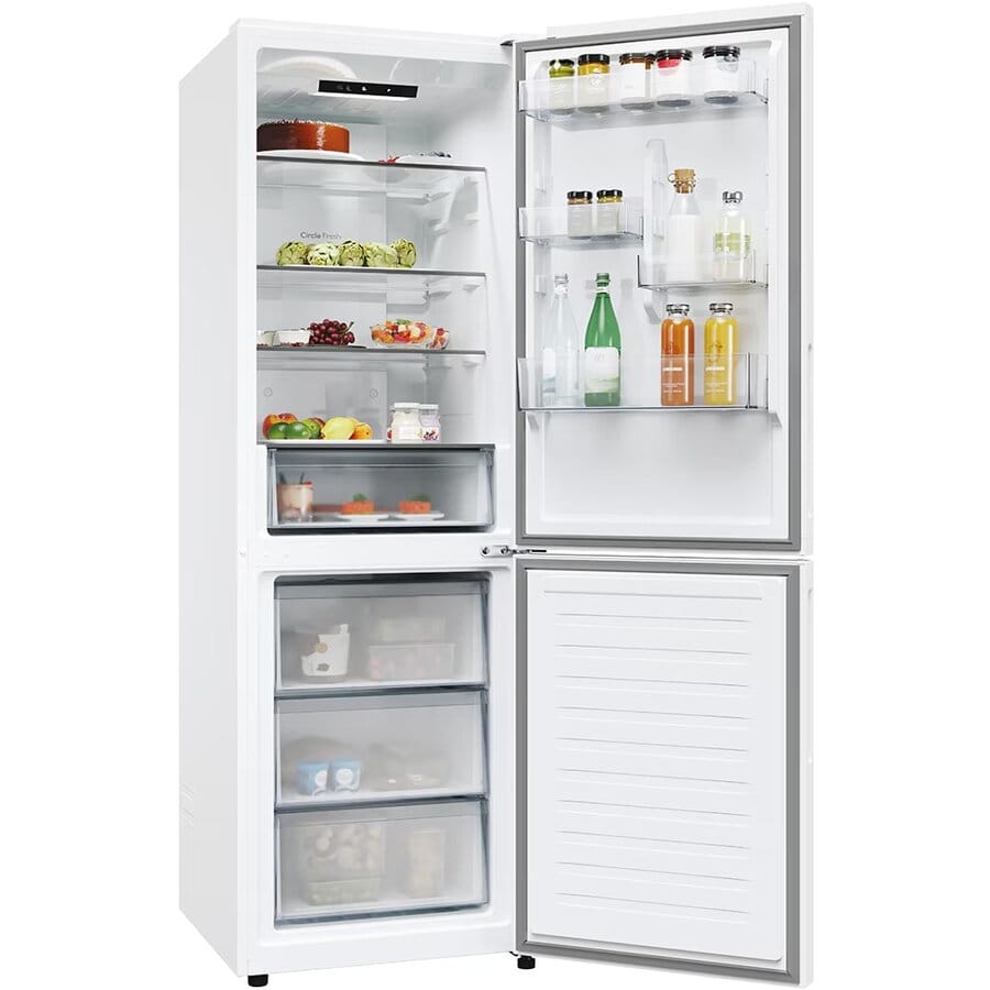 Candy Combina frigorifica Combina frigorifica Candy ECN2CQTEW186 | 345L, No Frost, 1.8m, Clasa E, 59.5x66.7x185cm