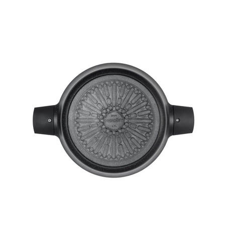 NeoKlein Oala Oala NeoKlein PHHO-CS24 | 24cm, Inductie, Capac Sticla, Neagra