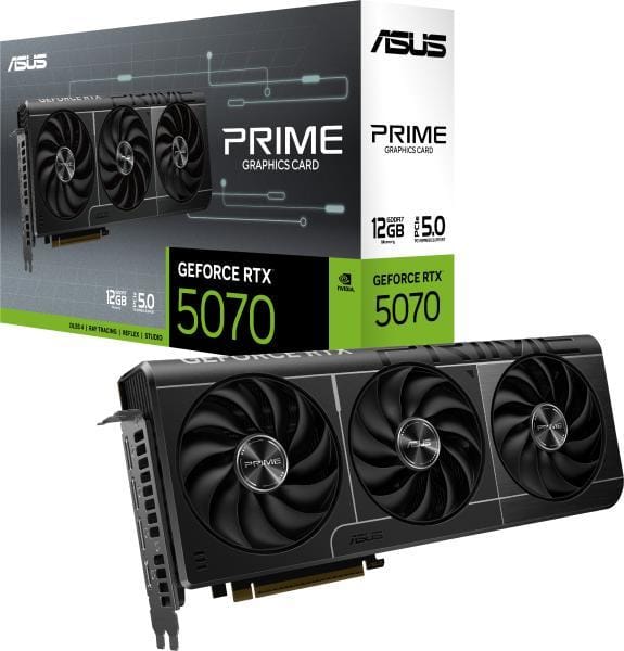 Asus Placa video Placa video Asus PRIME GeForce RTX5070 PRIMERTX5070O12G | 12GB GDDR7