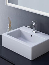 Duravit Baterie lavoar Duravit, Manhattan single lever bas. mixer S with pull-rod, monocomanda, marime S, cartus ceramic, set evacuare cu tija, crom