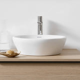 Duravit Lavoar Duravit, Washbowl 400 mm D-Neo round white,w/o.OF,w/o.TP, fix.incl., montare pe blat, o 400mm, rotund, alb