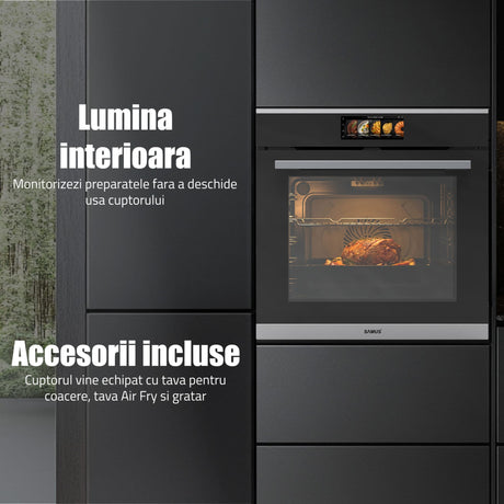 Samus Cuptor incorporabil Cuptor Incorporabil Samus SC634GDT15H | 74L, Electric, 17 Functii, Timer, 59.5x56.8x59.5cm