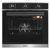 Samus Pachet built in Pachet Built-In Samus SC628GX9+PSG-64SB | Plita Gaz 4 Arzatoare, Cuptor Electric Multifunctional