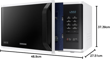 Samsung Cuptor microunde Cuptor cu Microunde Samsung MS23K3513AW/OL | 23L, 800W, Quick Defrost, Alb