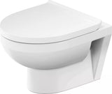 Duravit Vas wc + capac Duravit, Toilet-set WM 480mm Duravit No.1 comp.,wd,riml.,s&c w.soft closure, suspendat, evacuare orizontala, cu capac (0026190000), soft close, alb