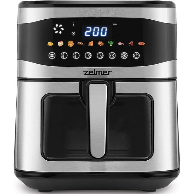 Zelmer Air Fryer Friteuza cu aer Zelmer ZAF1500 | 6.5L, 1600W, Negru/Inox