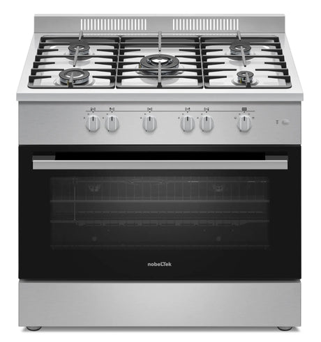 NobeLTek Cooking Aragaz Aragaz NobeLTek NLT SP6904IX/FE1 | 60x90cm, 5 Ochiuri, Cuptor Electric 110L, Inox