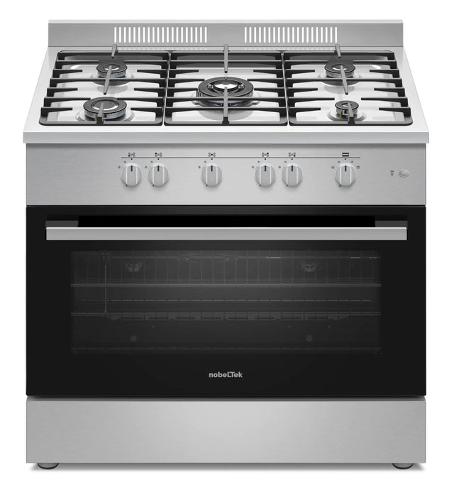 NobeLTek Cooking Aragaz Aragaz NobeLTek NLT SP6904IX/FE1 | 60x90cm, 5 Ochiuri, Cuptor Electric 110L, Inox