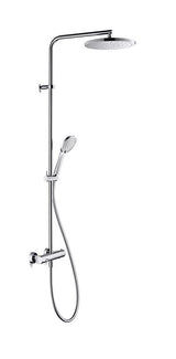 Duravit Sistem de dus Duravit, B.1 shower system with thermostatic mixer, termostat, aparenta, cartus ceramic, dus fix 250mm, crom