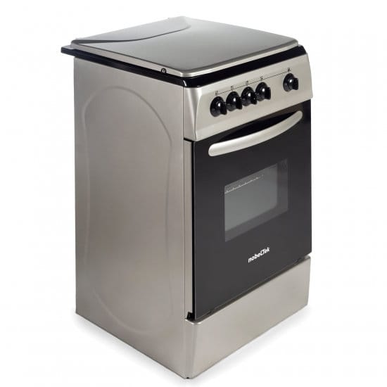 NobeLTek Cooking Aragaz Aragaz Nobeltek NLT 5601S/G1 | 50x60cm, Gaz, GPL+GN, Argintiu, 50x60x85cm