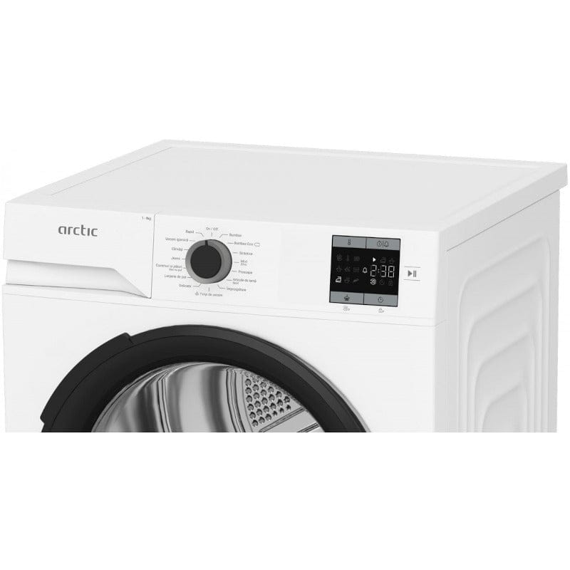 ARCTIC Uscator de rufe Uscator de rufe Arctic A2T19239W | 9kg, Pompa de caldura, Clasa D, AquaSurf