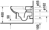 Duravit Vas wc + capac Duravit, Toil.set wm. Duravit No.1 white, riml., incl.s&c with soft closure, suspendat, evacuare orizontala, cu capac (0020790000), soft close, alb