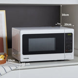 Toshiba Cuptor microunde Cuptor cu Microunde Toshiba MM-EM20PWH | 20L, 800W, 11 Trepte, Alb