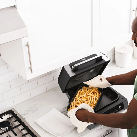 NINJA Gratar si friteuza Ninja MAX 6-in-1, 3.8L1760W, gri/ argintiu