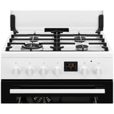 Electrolux Aragaz Aragaz Electrolux LKK664222W | mixt, SteamBake, 4 arzatoare, Gaz + Electric