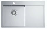PC-Doc.ro Baterie chiuveta Pachet Chiuveta Bucatarie Alveus Quarto 30 + Baterie Tonia 1124384+1129055 | Inox, Cuva Stanga, Finisaj Periat