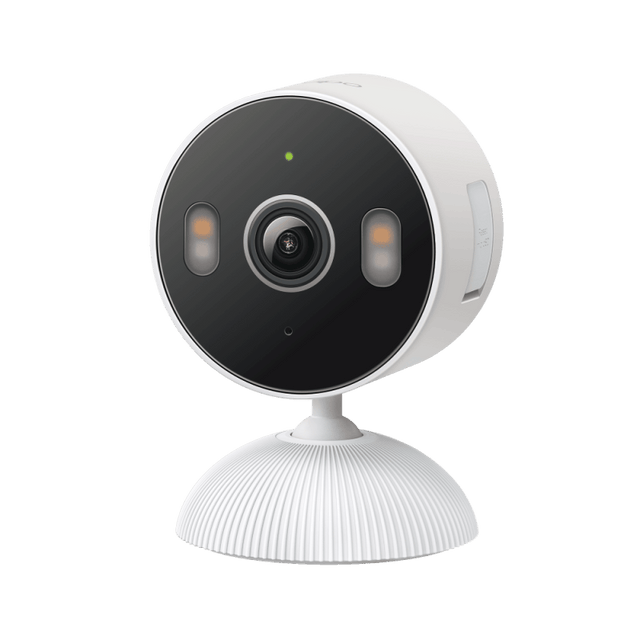 TP-Link Indoor/Outdoor Home Security Wi-Fi Camera SPEC: 2K (2304x1296), 2.4 GHz FEATURE: Smart Detection and Notifications (motion, people, baby crying), Sound and Light Alarm, Remote Control, Two-Way Audio,