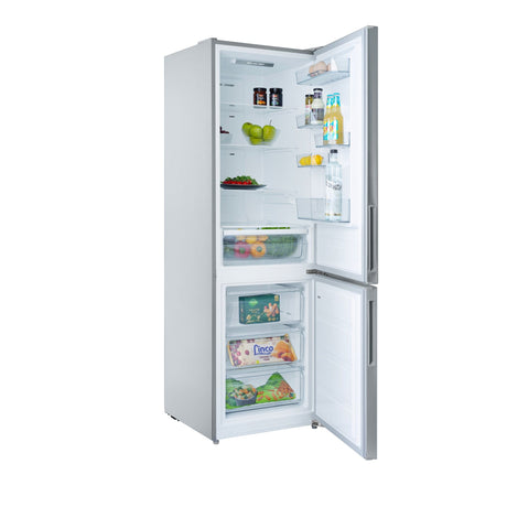 Daewoo Combina frigorifica Combina frigorifica Daewoo DNF-310MEX-1 | 310L, No Frost, Clasa E, LED, Inox, 59.5x63x188cm