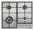 Hansa Plita pe gaz Plita pe Gaz Hansa BHGI6718311 | 60cm, WOK, Gratare Fonta, Inox