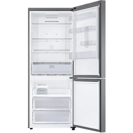 Samsung Combina frigorifica Samsung, 508l, Clasa E, NoFrost, Compresor Digital Inverter, All-Around Cooling, AI energy, Wi-Fi, Inox